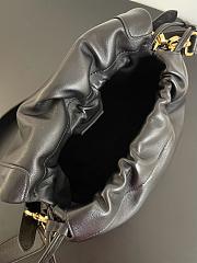 Fendi Mamma Baguette Medium black nappa leather bag - 26.5 cm - 3