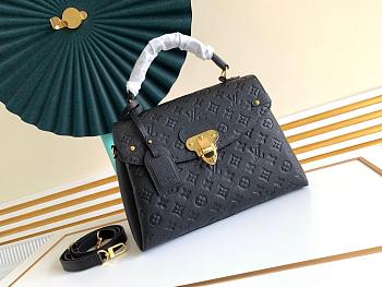 LV M53944 GEORGES MM Monogram Empreite Black