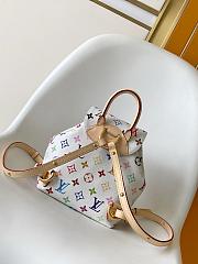 Louis Vuitton x Takashi Murakami Venice BackpackWhite Multicolored - 26cm - 5