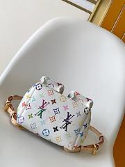 Louis Vuitton x Takashi Murakami Venice BackpackWhite Multicolored - 26cm - 4