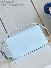 Louis Vuitton M14547 Wallet On Chain LV Bloom Blue - 20cm - 4
