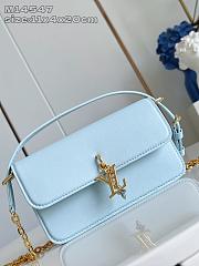 Louis Vuitton M14547 Wallet On Chain LV Bloom Blue - 20cm - 3