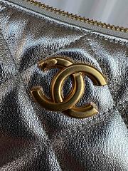 Chanel Hobo Handbag AS5528 Silver - 26cm - 4