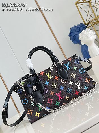LV x TM M13260 OnTheGo East West Chain Black Multicolored - 25 x 13 x 10 cm