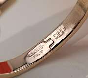 Hermes Mini Clic Kelly bracelet white - 5