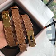 Hermes Kelly 18mm brown belt - 5
