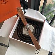 Hermes Kelly 18mm brown belt - 4