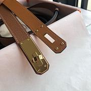 Hermes Kelly 18mm brown belt - 3