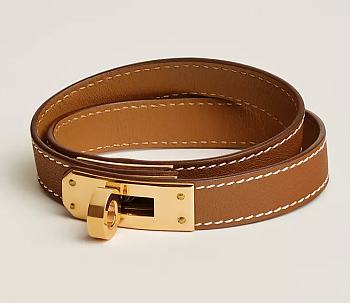 Hermes Kelly Double Tour bracelet 1.3cm
