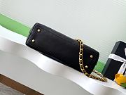Chanel 25s Flap Bag with Top Handle Calfskin & Gold Hardware - 28x20.5x9.5cm - 6