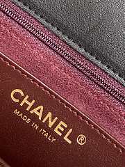 Chanel 25s Flap Bag with Top Handle Calfskin & Gold Hardware - 28x20.5x9.5cm - 4