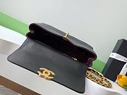 Chanel 25s Flap Bag with Top Handle Calfskin & Gold Hardware - 28x20.5x9.5cm - 2