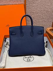 Hermes Birkin Small Bag Sapphire Blue 25cm - 3