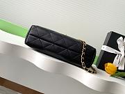 Chanel 25a Small Shopping Bag Beige & Black - 29x18x8cm - 6