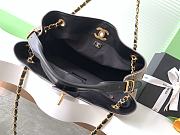 Chanel 25a Shopping Bag Grey & Black - 36x24x12cm - 5