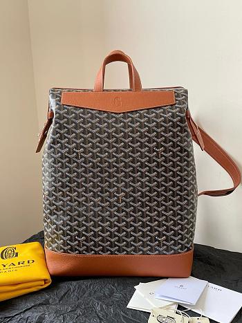 Goyard Cisalpin Backpack Black & Tan - 43x33x14cm