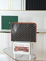Goyard Jouvence GM Toiletry Bag Black & Tan - 29.5x7.5x23cm - 4