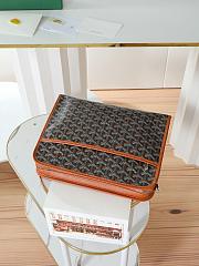 Goyard Jouvence GM Toiletry Bag Black & Tan - 29.5x7.5x23cm - 3