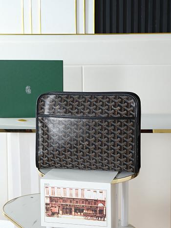Goyard Jouvence GM Toiletry Bag Black - 29.5x7.5x23cm