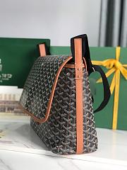 Goyard Capetien MM Messenger Bag Black & Tan - 39x13x26cm - 6