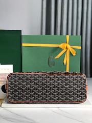 Goyard Capetien MM Messenger Bag Black & Tan - 39x13x26cm - 4