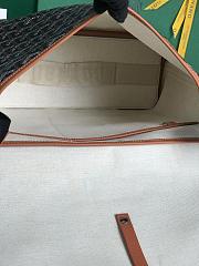 Goyard Capetien MM Messenger Bag Black & Tan - 39x13x26cm - 3