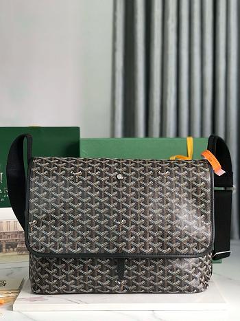 Goyard Capetien MM Messenger Bag Black - 39x13x26cm