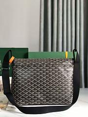 Goyard Capetien MM Messenger Bag Black - 39x13x26cm - 5
