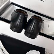 Chanel Lambskin Patent Cap Toe Ballerina Flats - 6