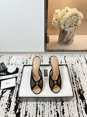 Chanel Mesh Peep Toe Heels 70mm - 1