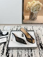 Chanel Mesh Peep Toe Heels 70mm - 3