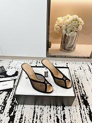 Chanel Mesh Peep Toe Heels 70mm - 5