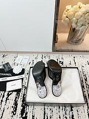 Chanel Mesh Peep Toe Heels 70mm - 4