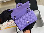 Chanel Caviar Flap bag 20cm Purple - 3