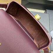 YSL SOLFERINO mini in BOX ROUGE CABERNET - 19x12x7.5cm - 5