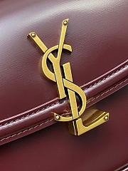 YSL SOLFERINO mini in BOX ROUGE CABERNET - 19x12x7.5cm - 3