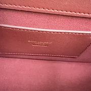 YSL SOLFERINO small in BOX ROUGE CABERNET - 24.5x15x8.5cm - 5