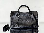 Balenciaga Le City Medium Bag Metallized in Black 38cm - 1