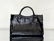 Balenciaga Le City Medium Bag Metallized in Black 38cm - 6