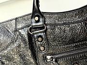Balenciaga Le City Medium Bag Metallized in Black 38cm - 5