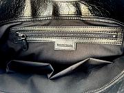 Balenciaga Le City Medium Bag Metallized in Black 38cm - 4