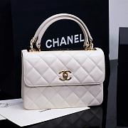 Chanel Trendy CC Handbag in White - 1