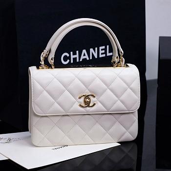 Chanel Trendy CC Handbag in White