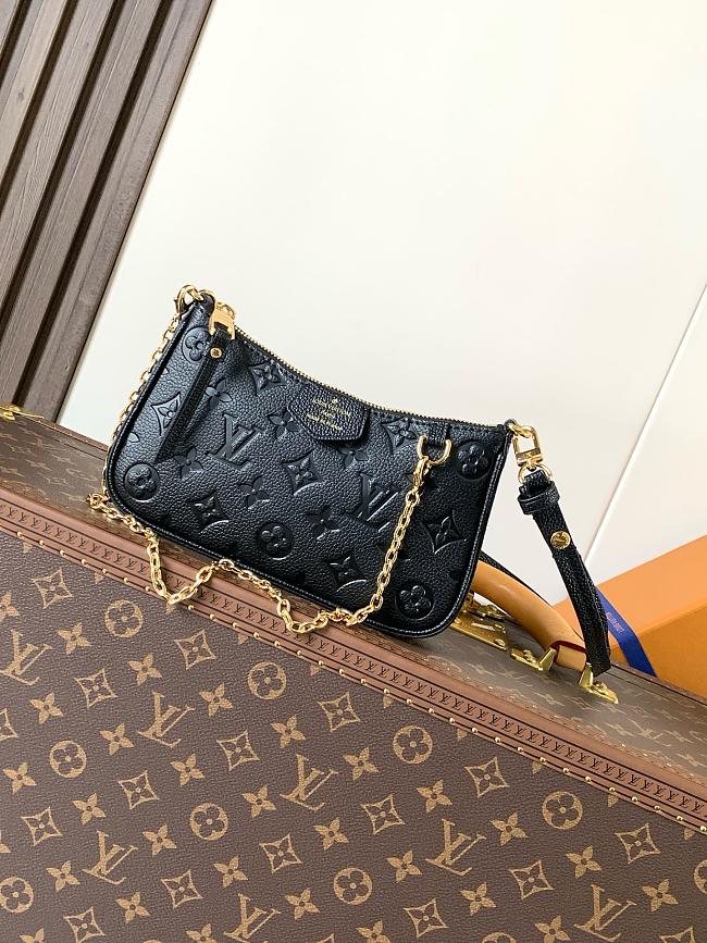 Louis Vuittion M80349 Easy Pouch On Strap in Black - 19 x 11.5 x 3 cm - 1