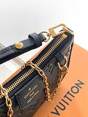 Louis Vuittion M80349 Easy Pouch On Strap in Black - 19 x 11.5 x 3 cm - 4