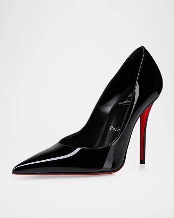 Christian Louboutin Miss Z Patent Red Sole Pumps 100mm