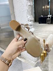 Valentino Garavani Rockstud Calfskin Ankle Strap Sandal 60 Mm - 4