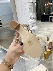 Valentino Garavani Rockstud Calfskin Ankle Strap Sandal 90 Mm - 6