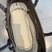 Miumiu Adventure Large Leather Shoulder Bag in Brown - 40x31x13cm - 4