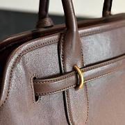 Miumiu Adventure Large Leather Shoulder Bag in Brown - 40x31x13cm - 3